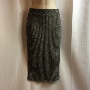 Grey Pencil Skirt